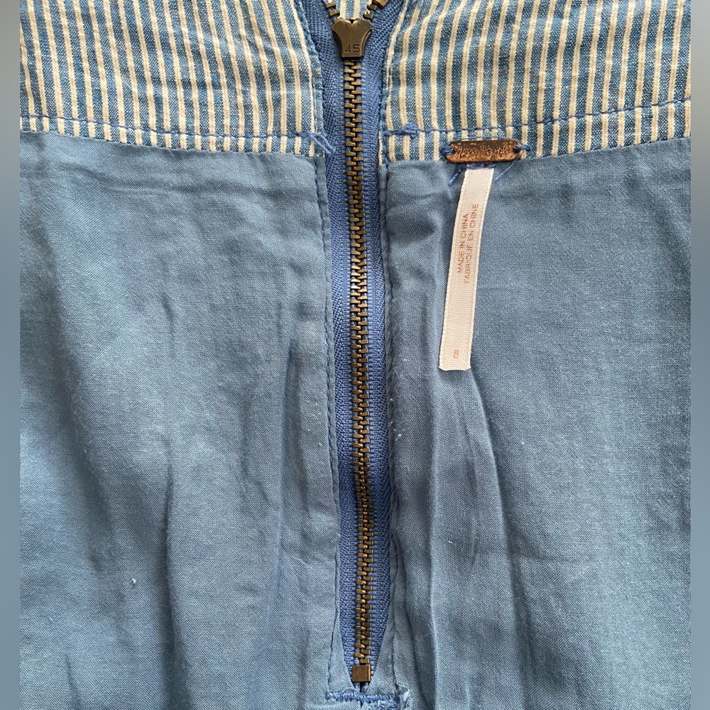 Free People skirt, Blue & White  size:8 - Picture 10 of 14